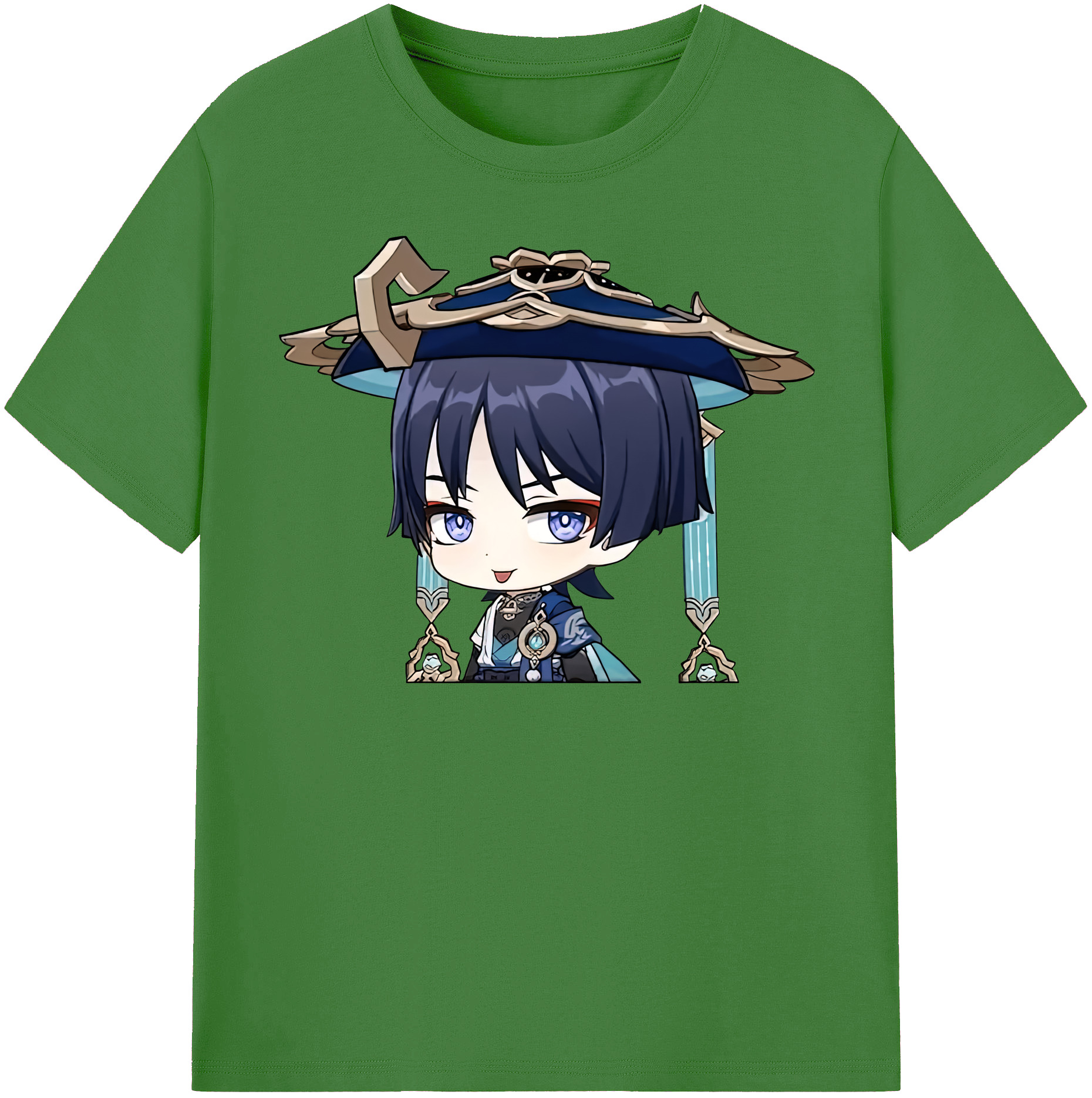 げんし神 さんペい genshin Sanpei レディースカジュアルプリントTシャツ（綿100％）